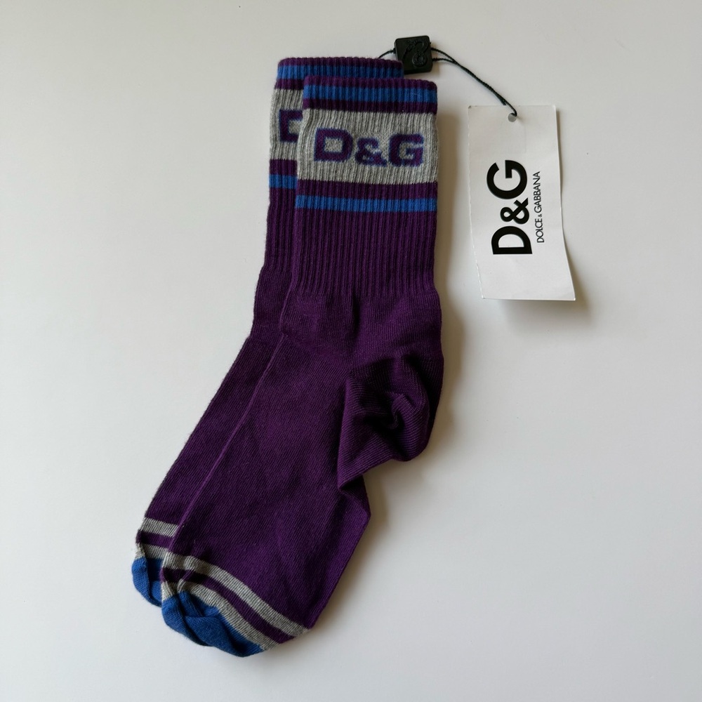 Dolce & Gabbana Calf Length Logo Socks